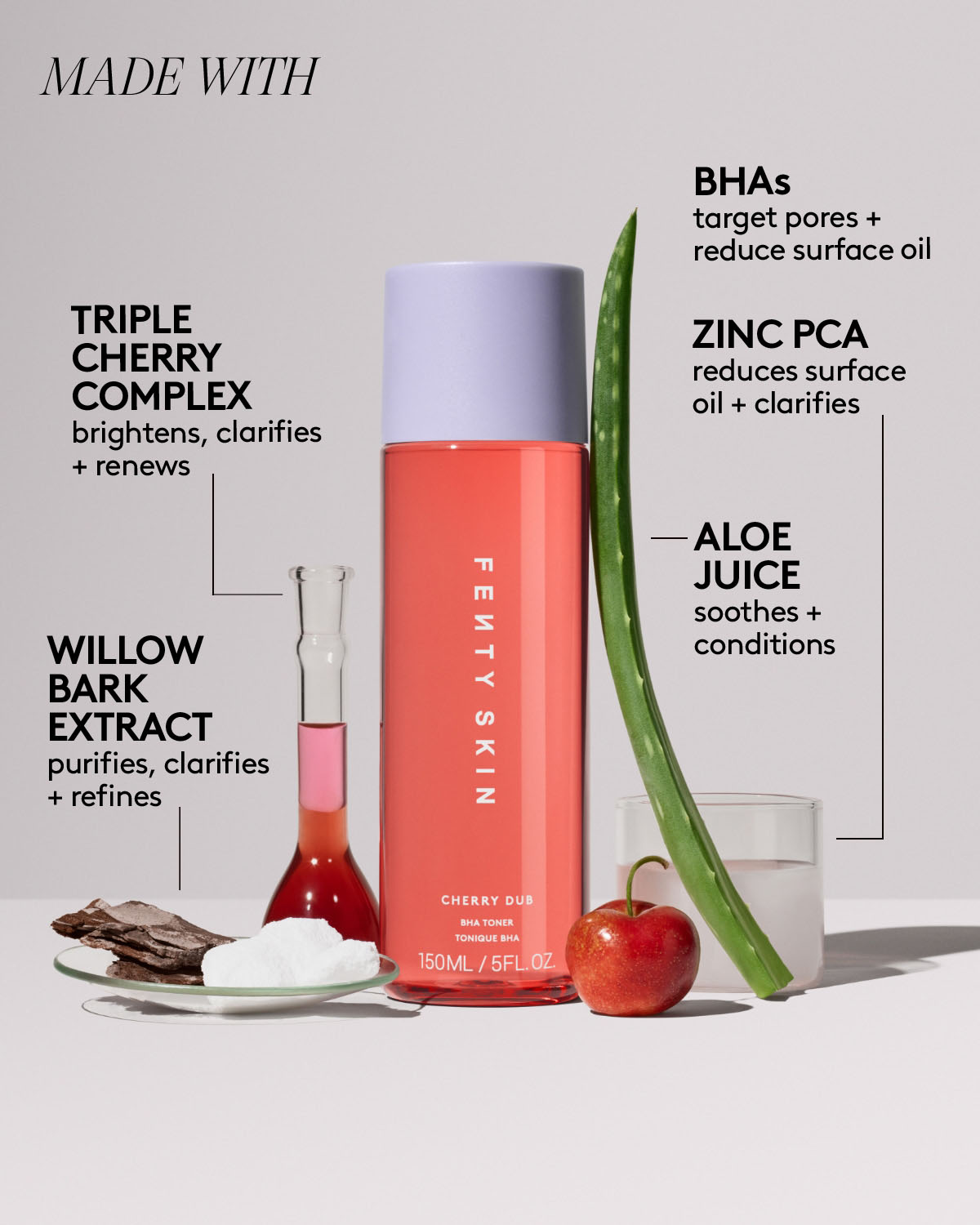 Cherry Dub Salicylic Acid Toner for Oily Skin & Pores