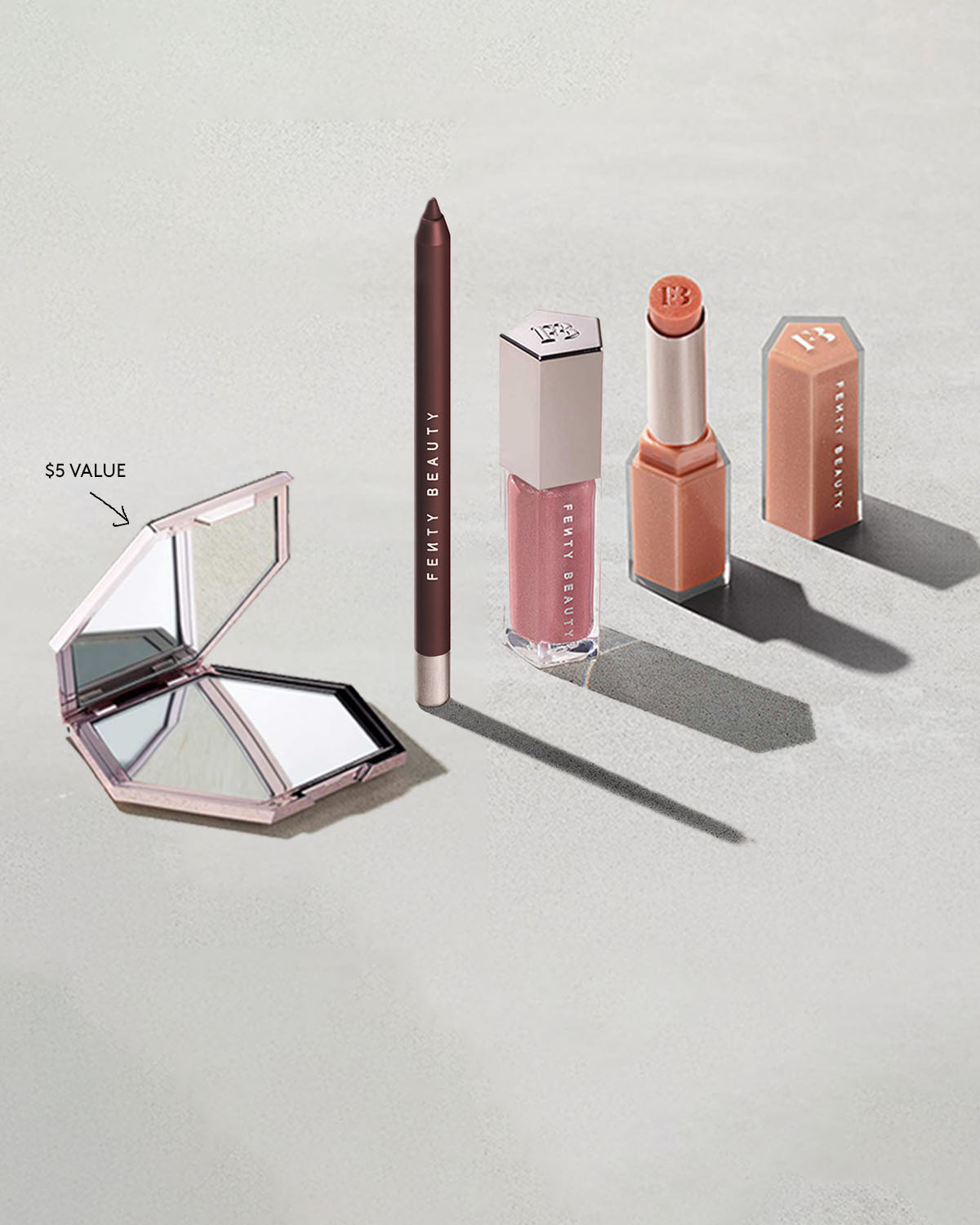 Fenty Beauty Lip Glo Combo with Lip Liner & Gloss Set