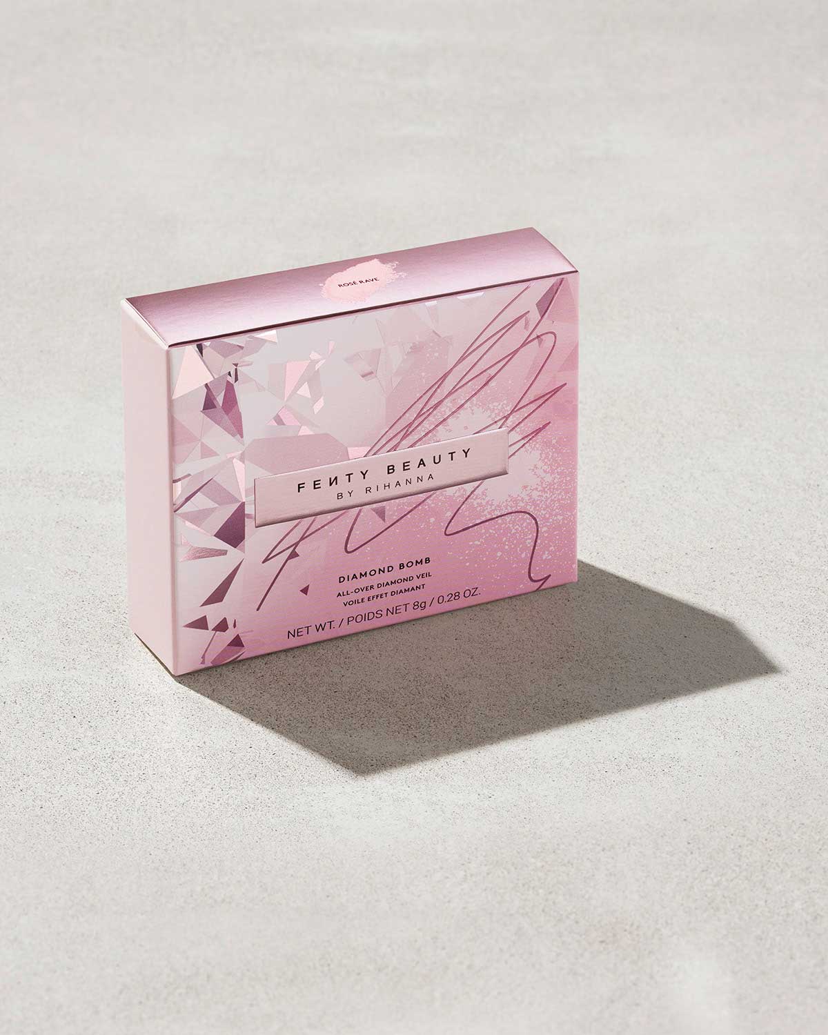 Rosé Rave Diamond Bomb Highlighter — All-Over Sparkle Veil
