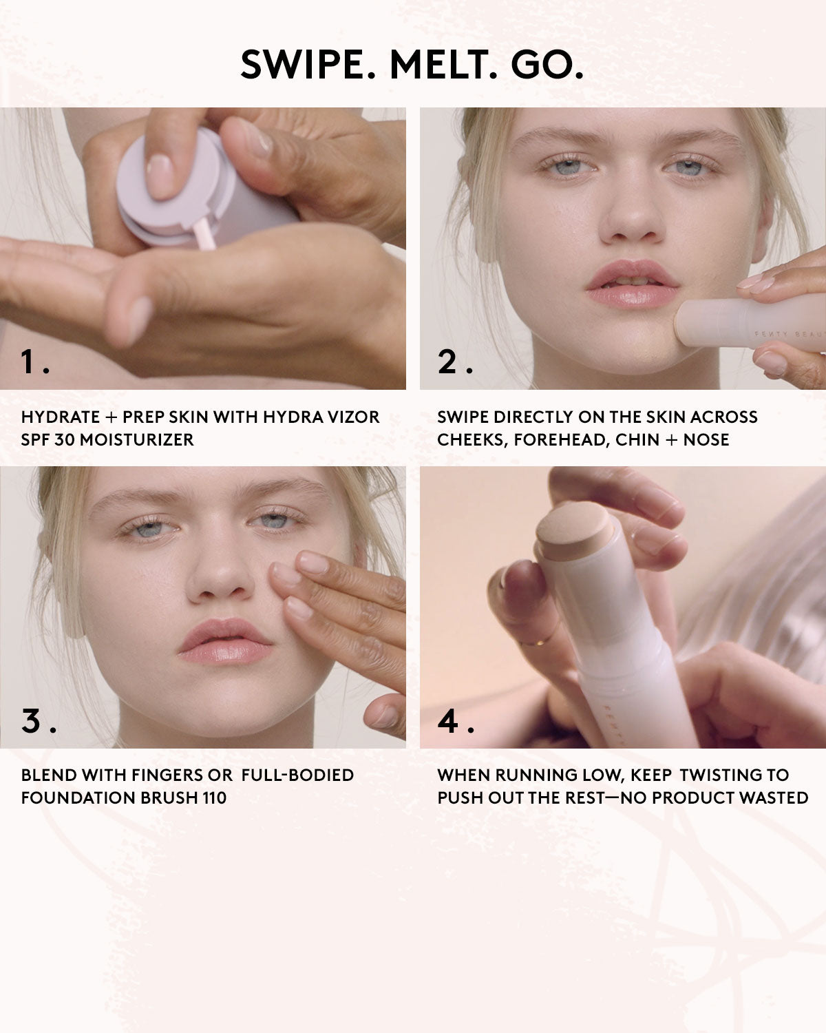 Fenty Beauty Eaze Drop Blurring Foundation Stick - 25