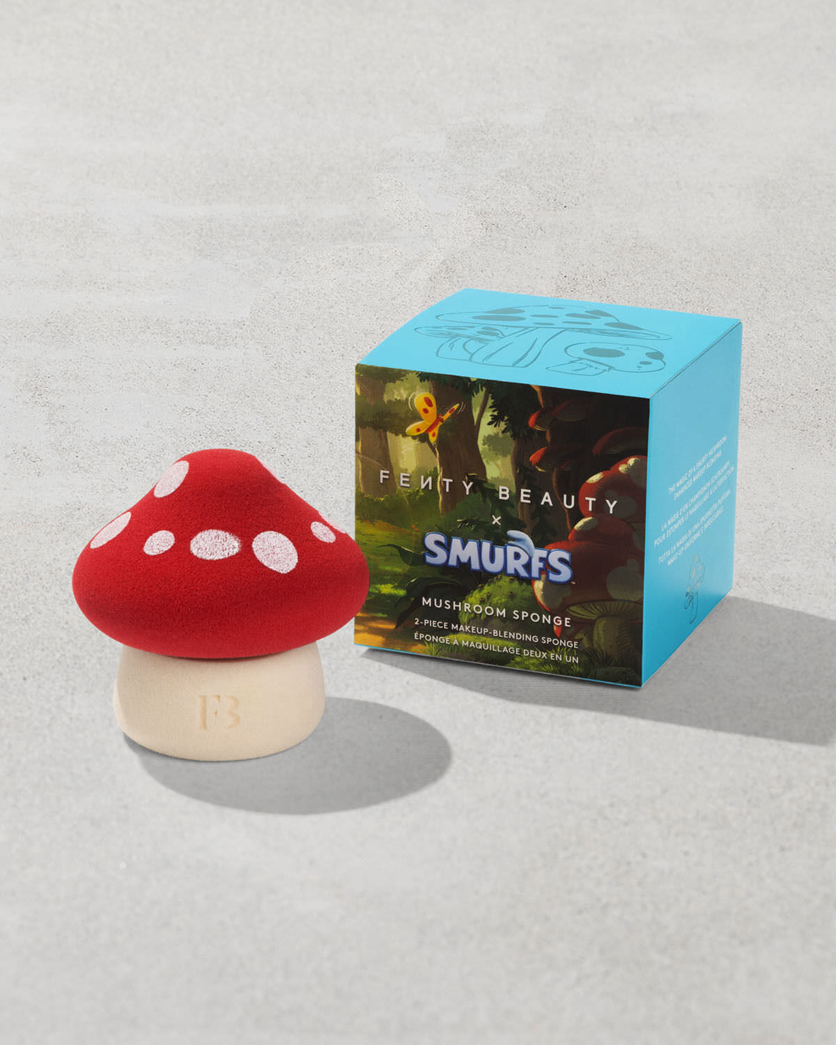 Mushroom Makeup Sponge - 2-Piece Blending Sponge for Flawless Finish