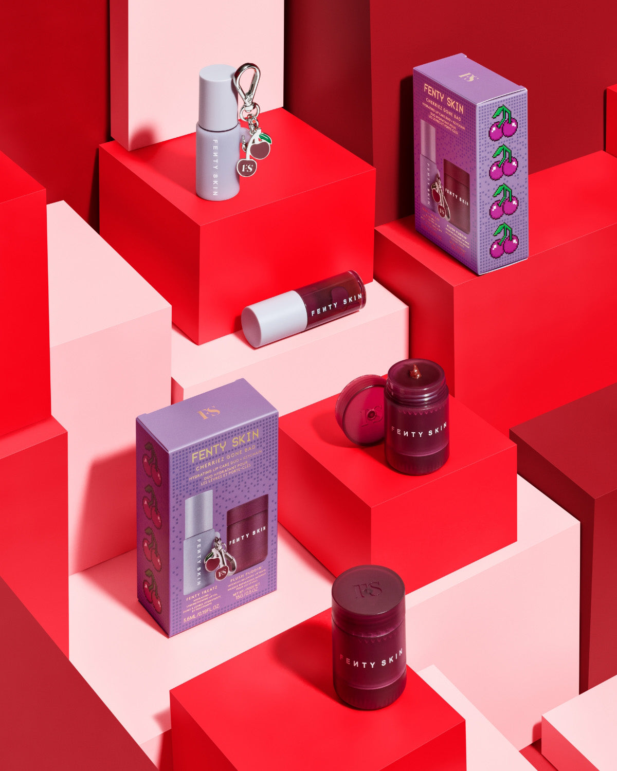Cherriez Gone Bad Hydrating Lip Care Duo with Keychain