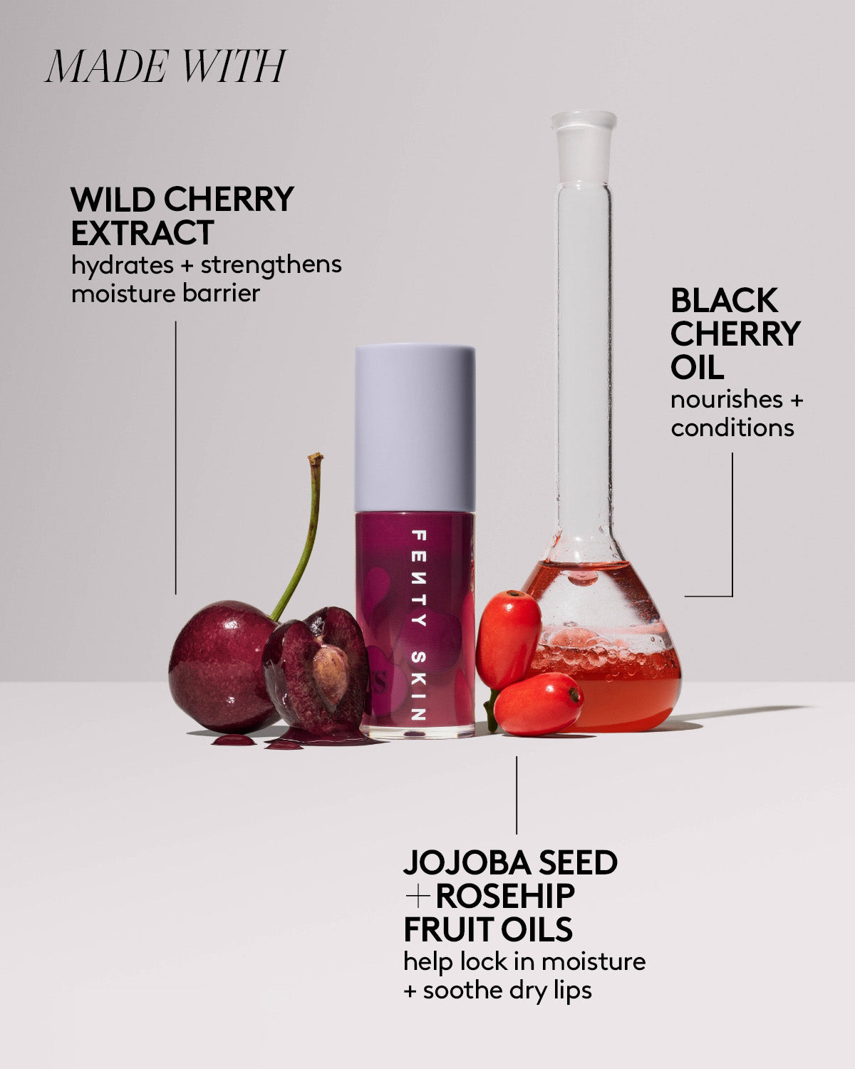 Cherriez Gone Bad Hydrating Lip Care Duo with Keychain