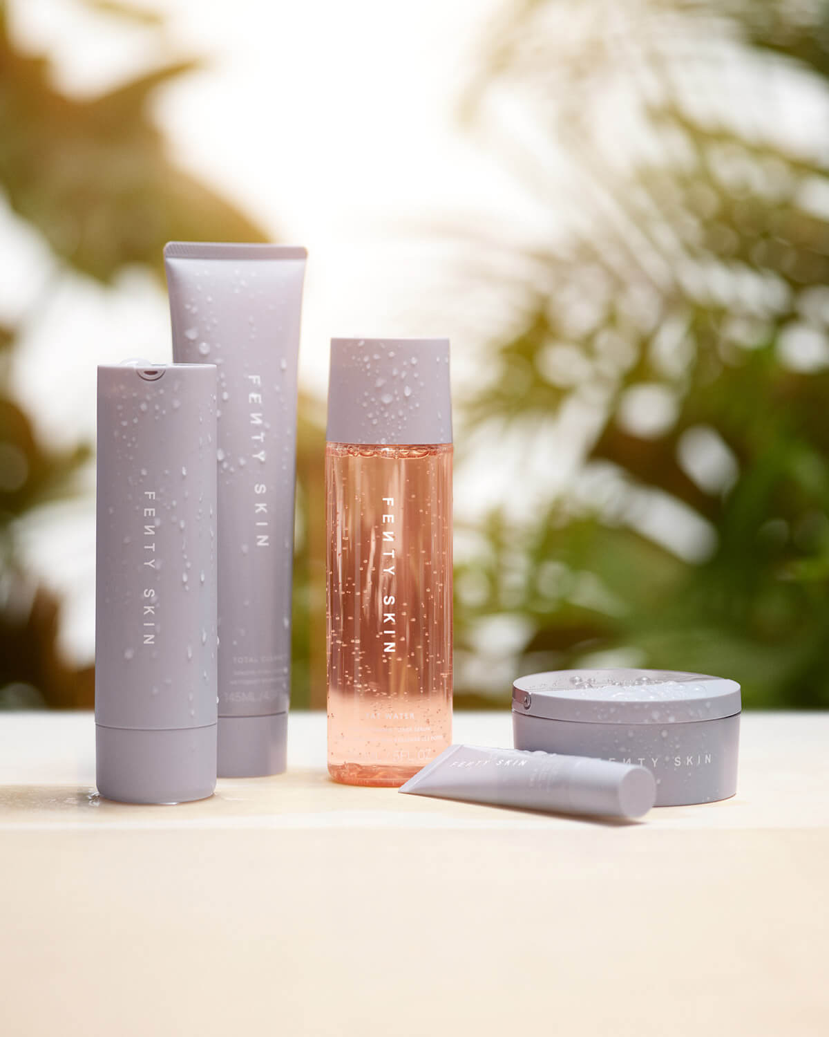 Fenty Skin 5-Piece AM + PM Skincare Set for Brightening & Hydration