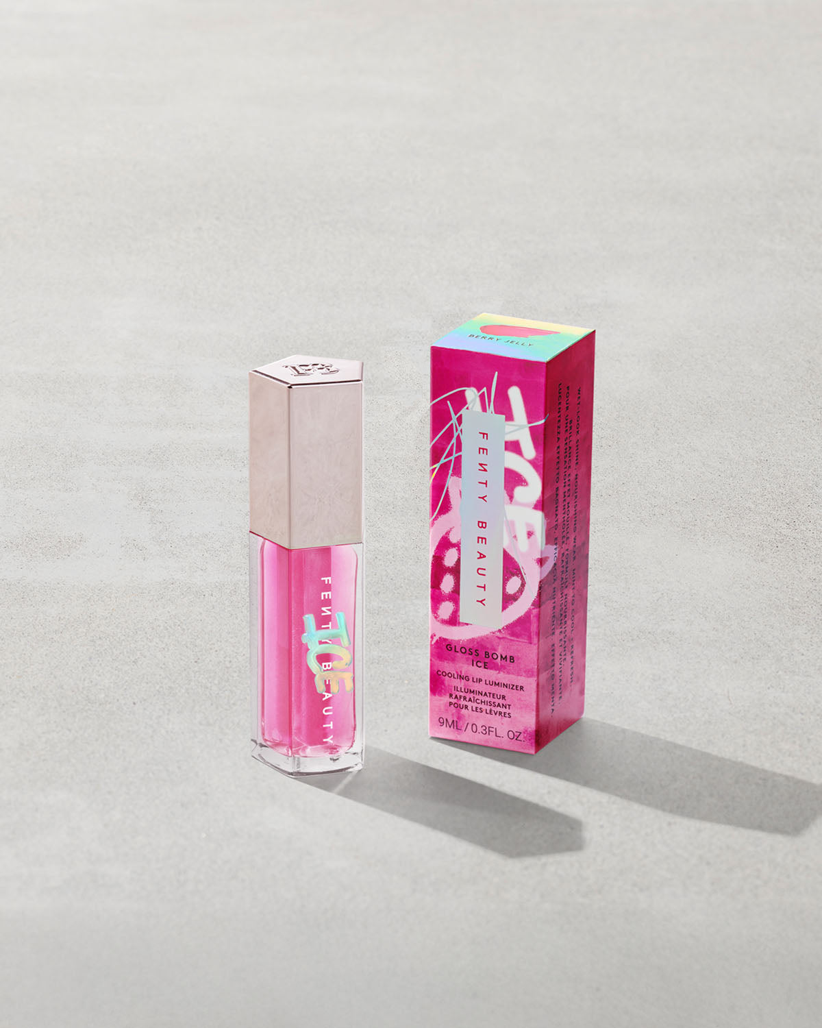 Cooling Lip Gloss — Gloss Bomb Ice Berry Jelly with Minty Shine