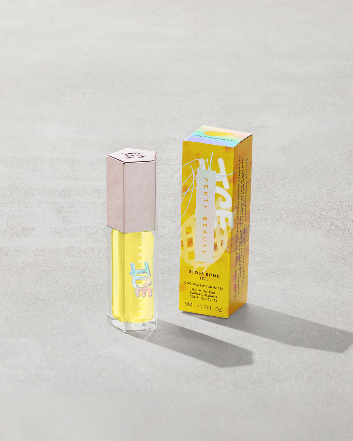 Cooling Mint Lip Gloss – Gloss Bomb Ice'd Pineapple Luminizer