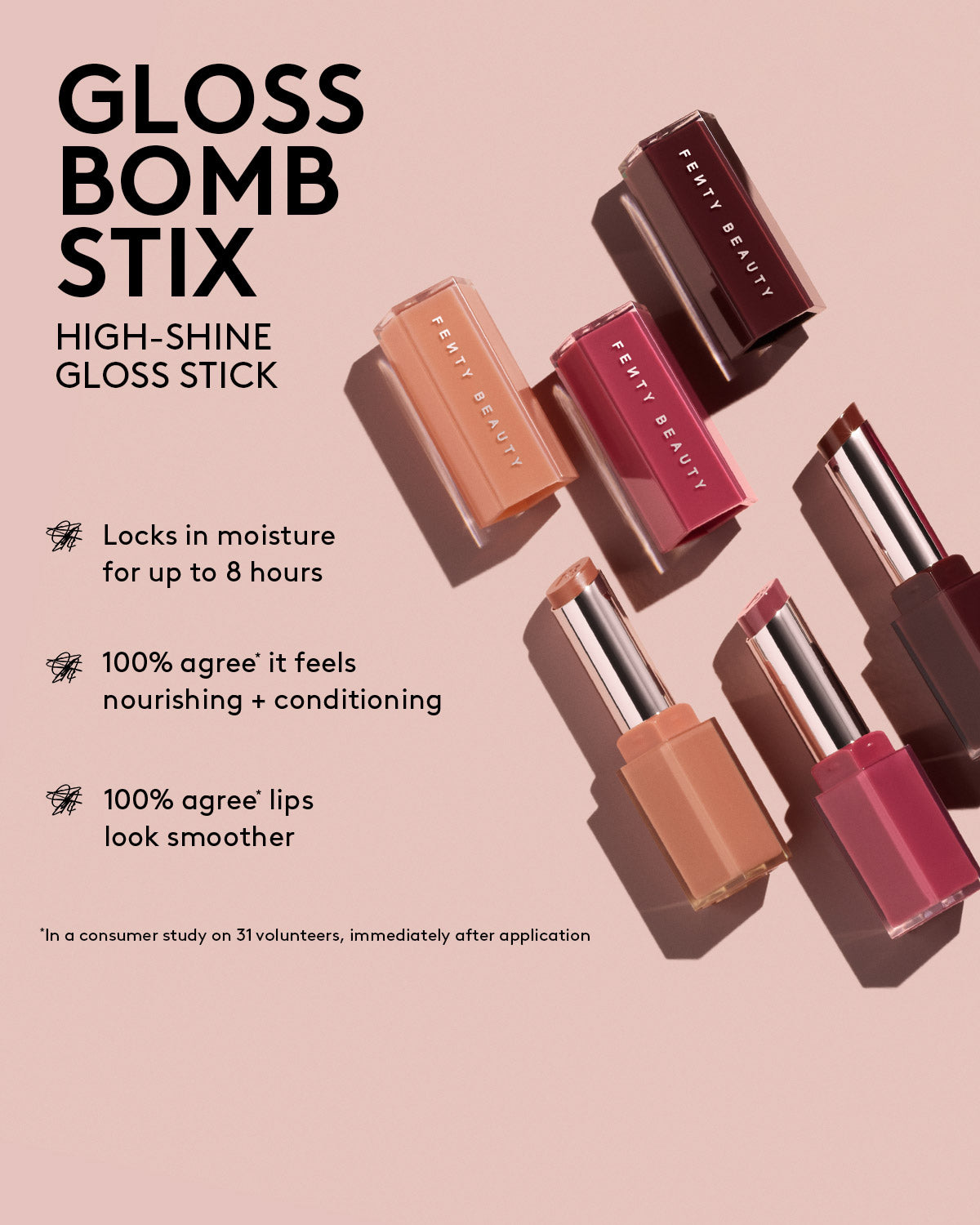 Fenty Beauty Gloss Bomb Stix Lip Gloss - Black'r Berry Shine