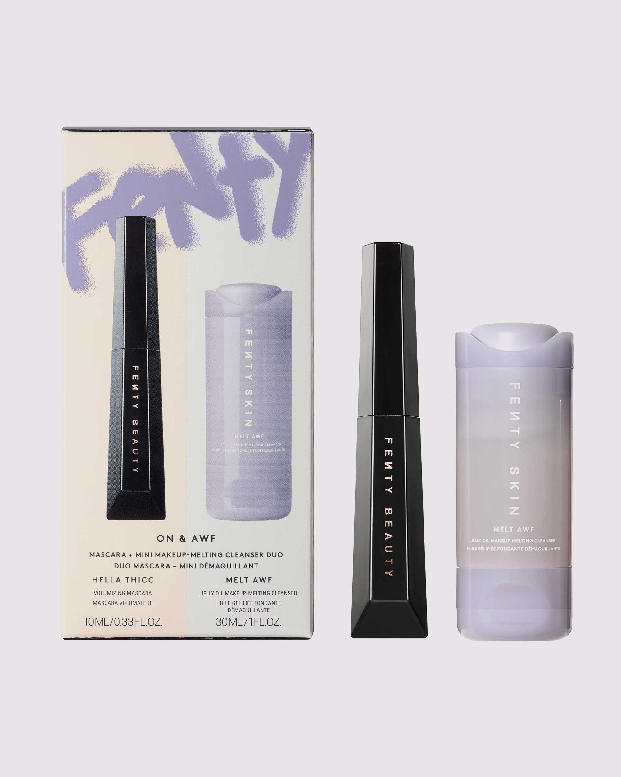 On & Awf Hella Thicc Mascara & Melt Awf Cleanser Duo