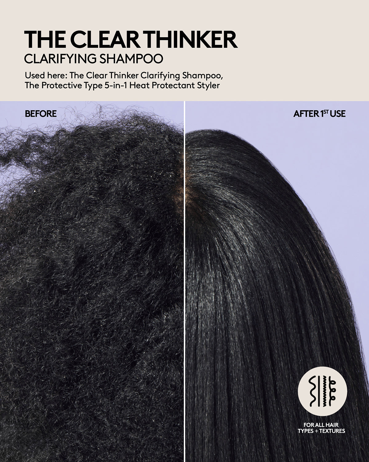 Clear Thinker Clarifying Shampoo for Buildup Removal - Color Safe & Gentle
