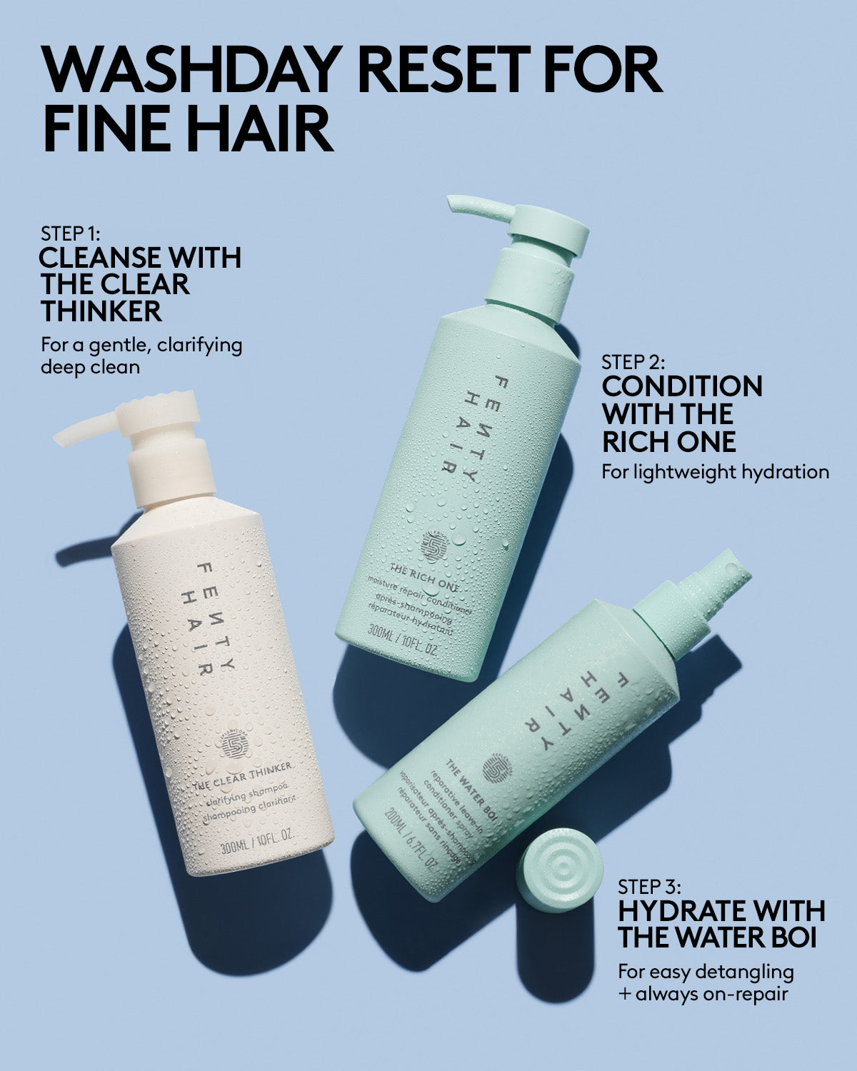 Clear Thinker Clarifying Shampoo for Buildup Removal - Color Safe & Gentle