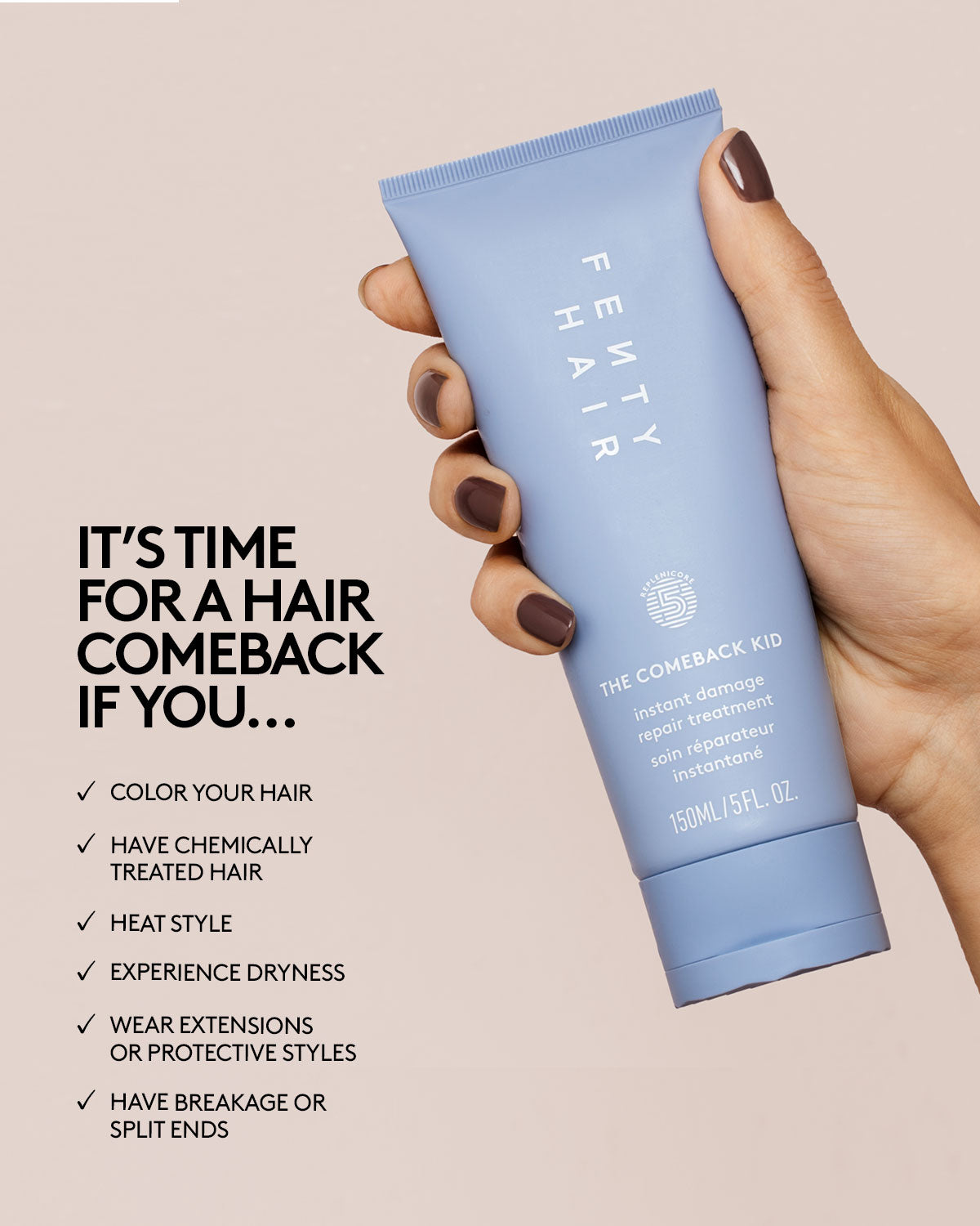 Instant Damage Repair Hair Treatment - The Comeback Kid Bond Builder