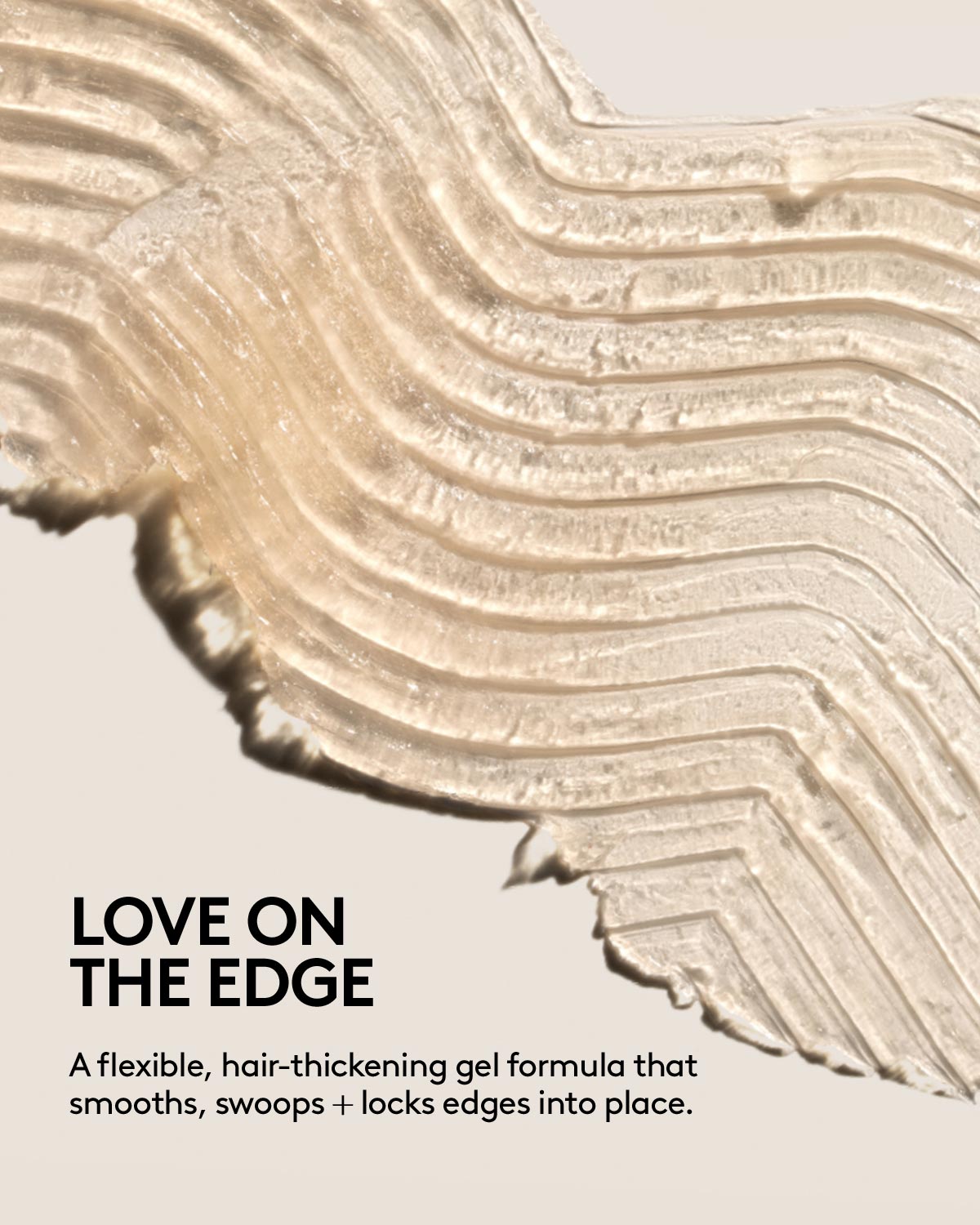 Hair Thickening Edge Control Gel - No Flake Formula for Smooth Edges