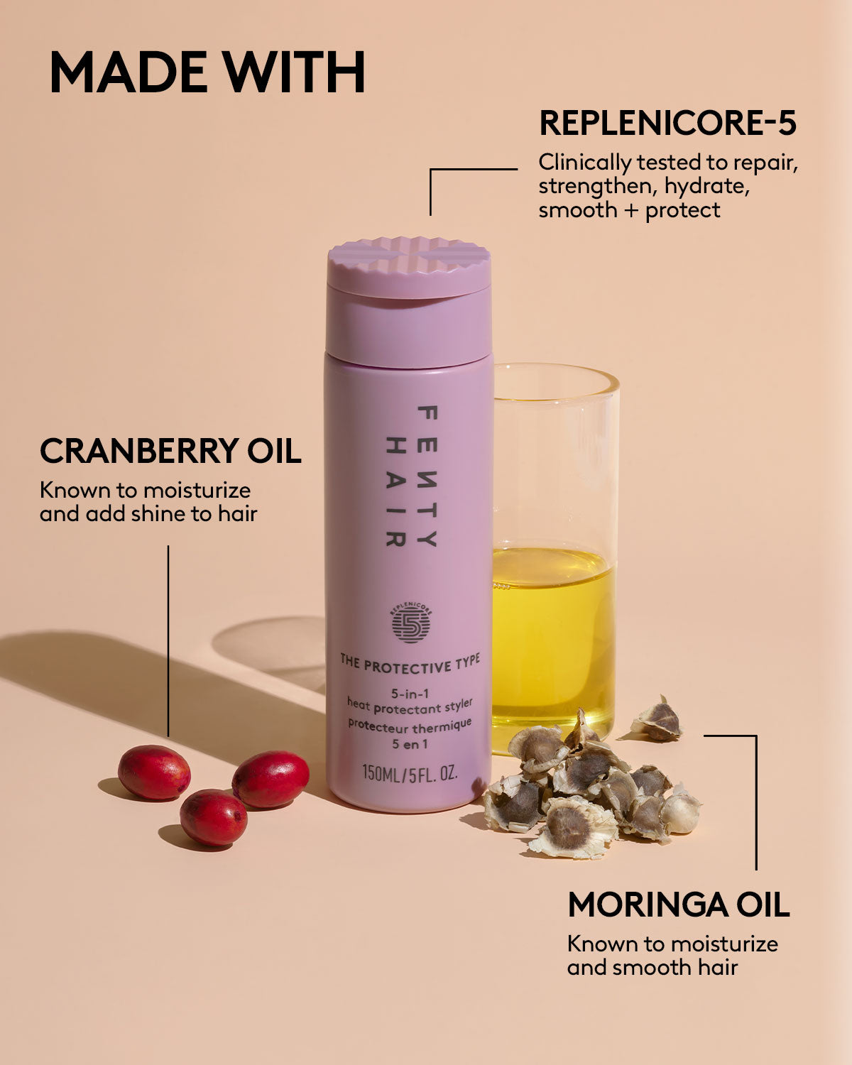 Frizz-Smoothing Heat Protectant Styling Cream for Silk Presses
