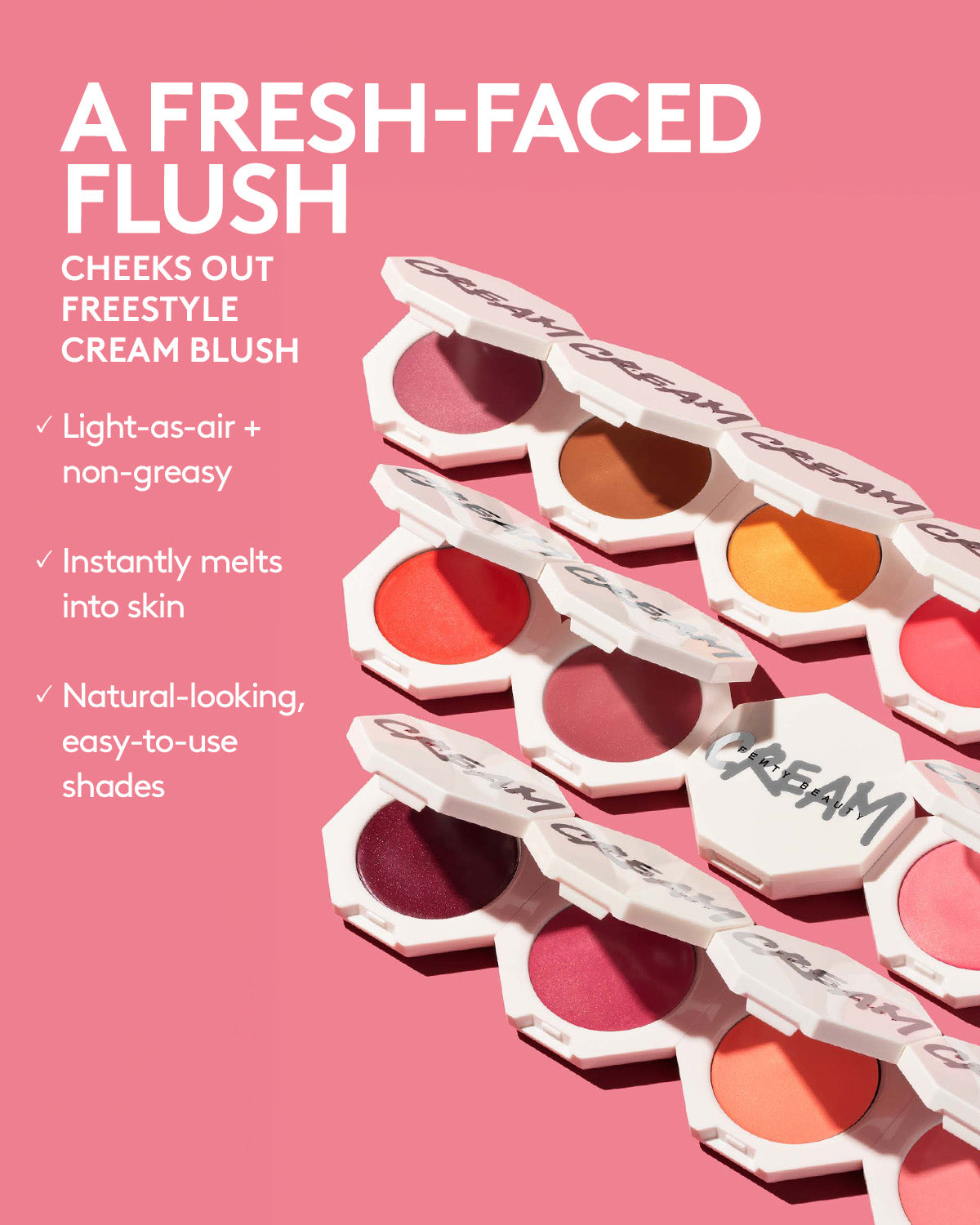 Cheeks Out Cream Blush — Daiquiri Dip, Lightweight & Non-Greasy