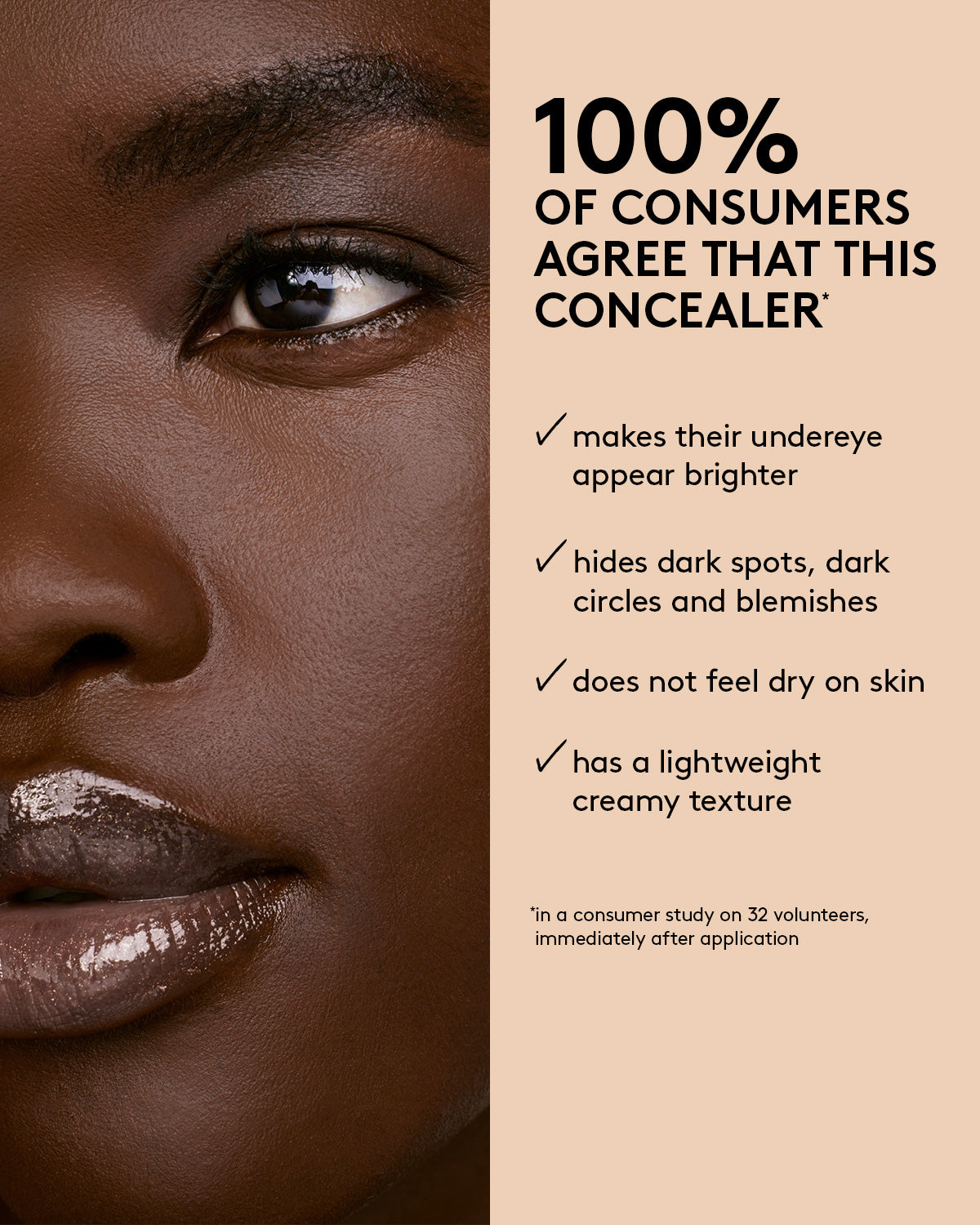 We're Even Hydrating Longwear Concealer 160W - Full Coverage & Moisturizing