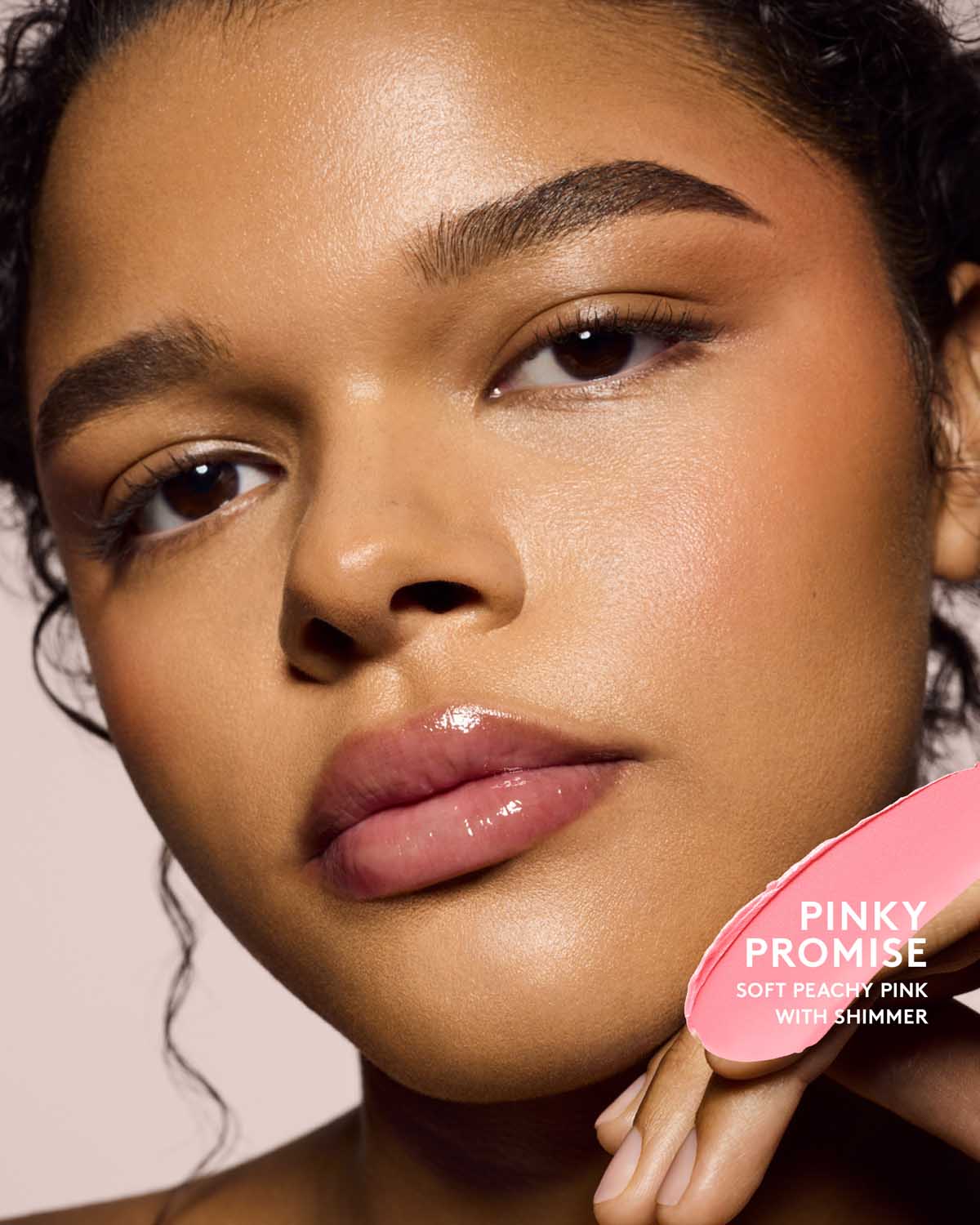Cheeks Out Cream Blush - Pinky Promise, Lightweight & Non-Greasy